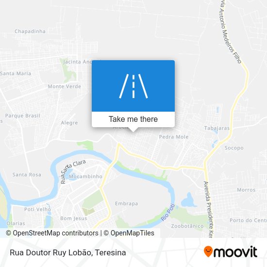 Rua Doutor Ruy Lobão map