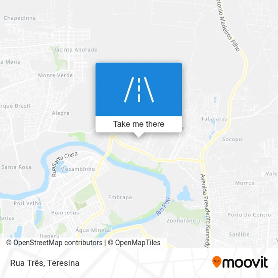 Rua Três map