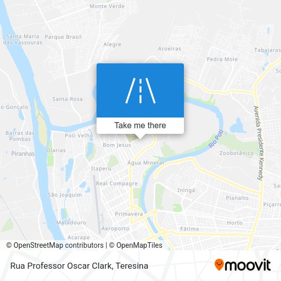 Rua Professor Oscar Clark map