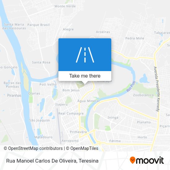 Rua Manoel Carlos De Oliveira map