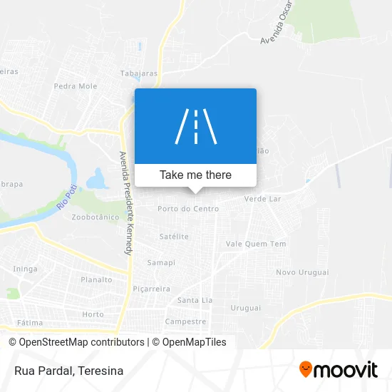 Rua Pardal map