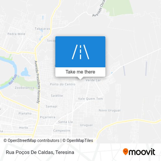 Rua Poços De Caldas map