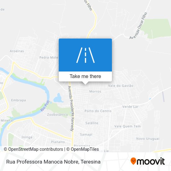 Rua Professora Manoca Nobre map