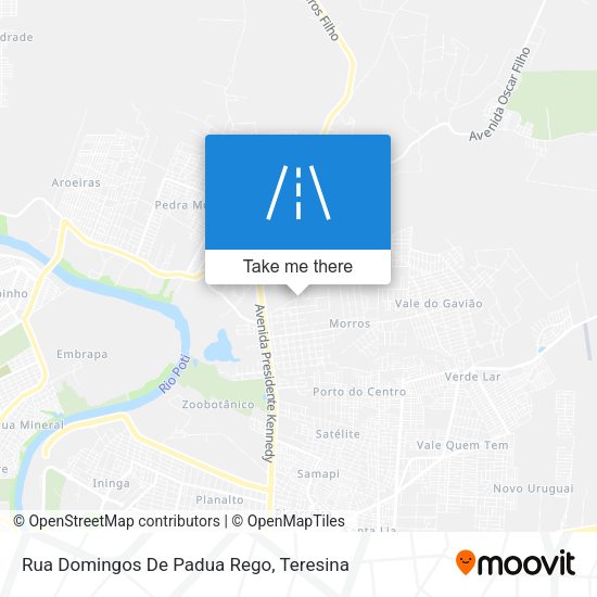 Rua Domingos De Padua Rego map