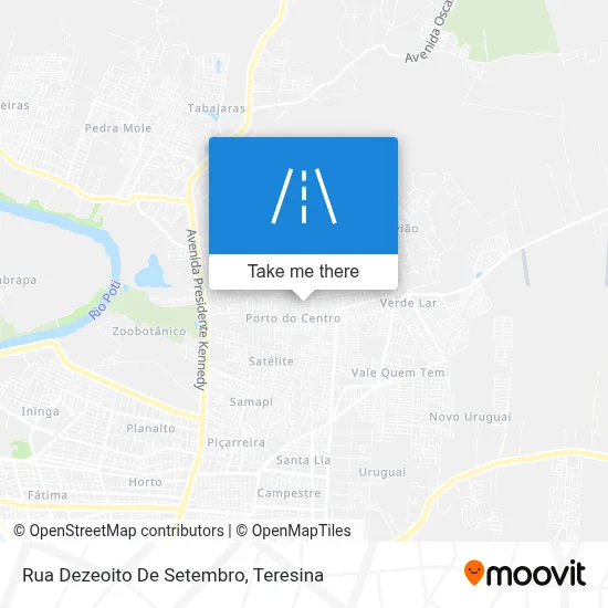 Rua Dezeoito De Setembro map