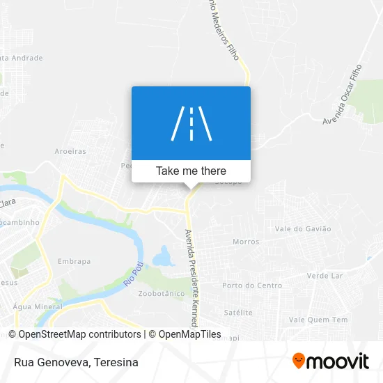 Rua Genoveva map