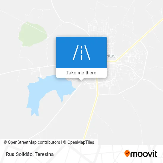 Rua Solidão map