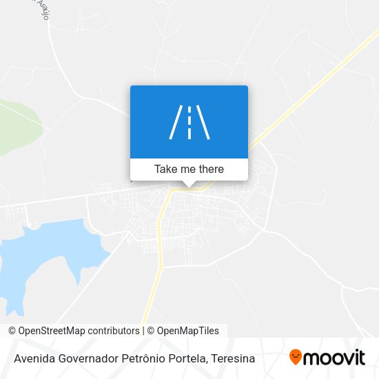 Avenida Governador Petrônio Portela map