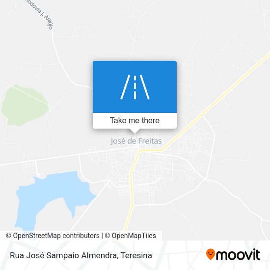 Rua José Sampaio Almendra map