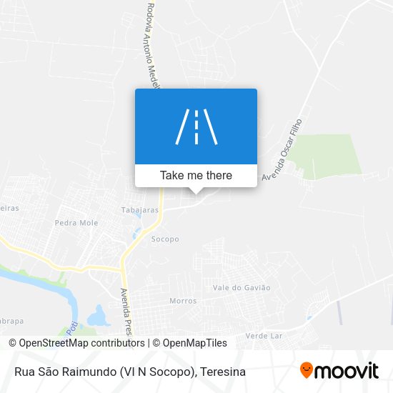 Rua São Raimundo (Vl N Socopo) map