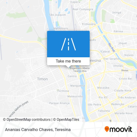 Ananias Carvalho Chaves map