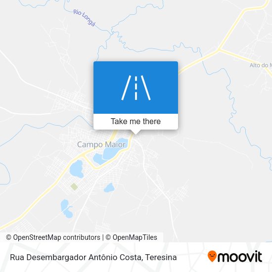 Rua Desembargador Antônio Costa map