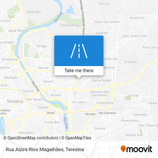 Rua Alzira Rios Magalhães map