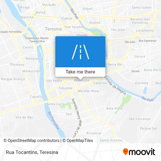 Rua Tocantins map