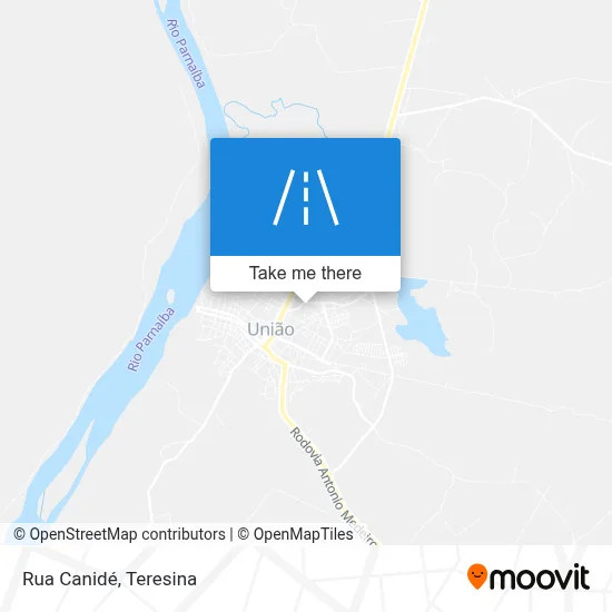 Rua Canidé map