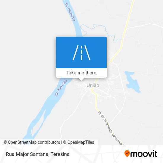 Rua Major Santana map