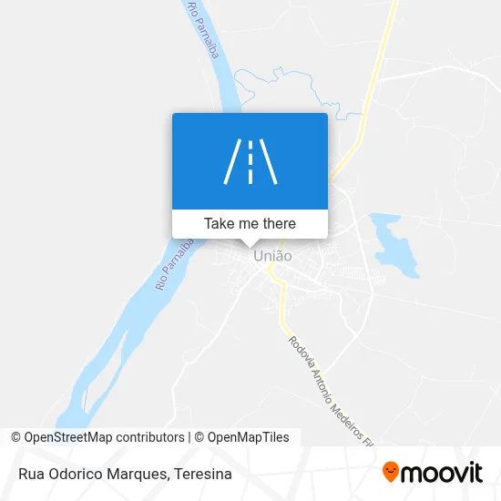 Rua Odorico Marques map