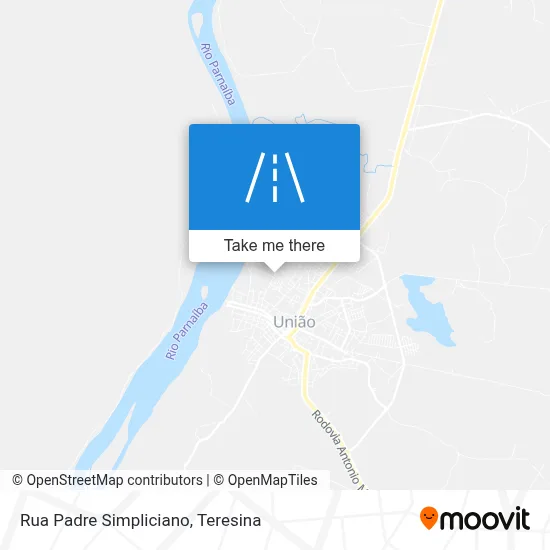 Rua Padre Simpliciano map