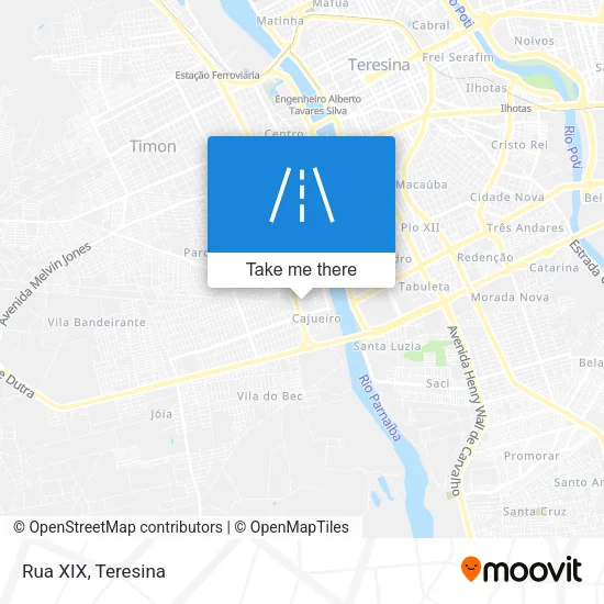 Rua XIX map