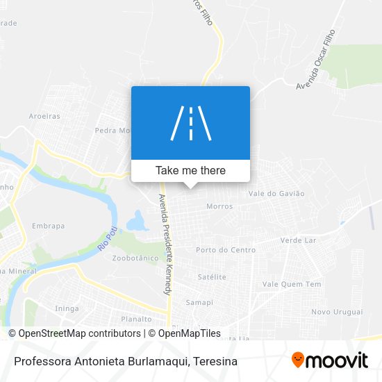 Professora Antonieta Burlamaqui map