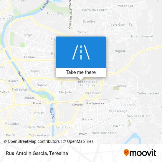 Rua Antolin Garcia map