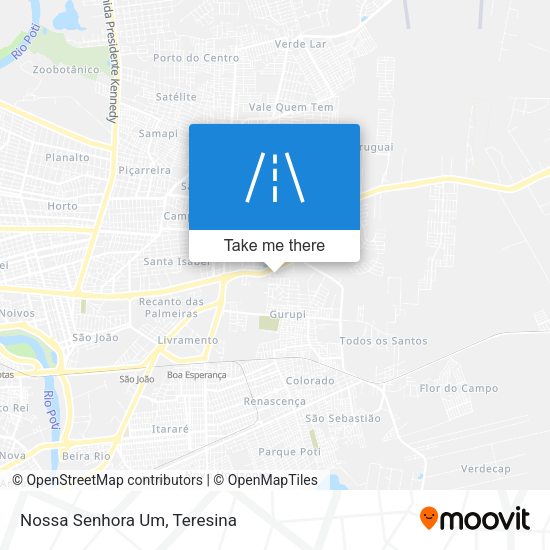 Nossa Senhora Um map