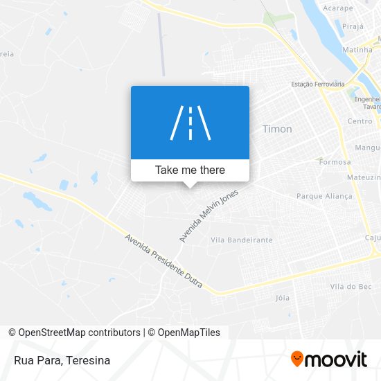 Rua Para map