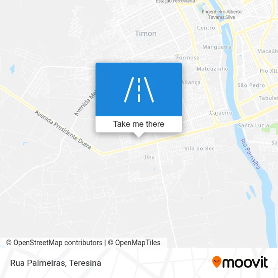 Rua Palmeiras map