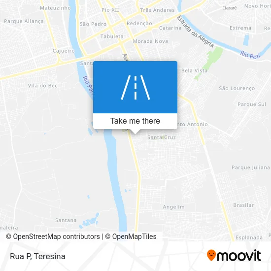 Rua P map