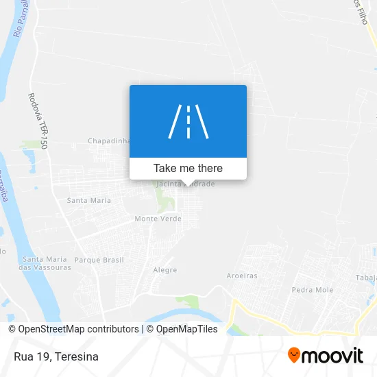 Rua 19 map