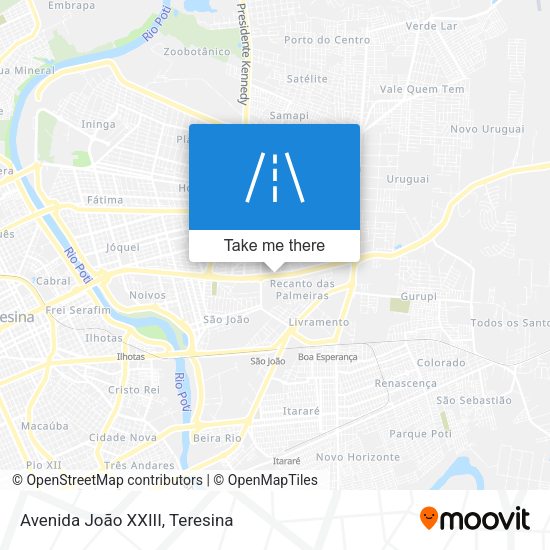 Avenida João XXIII map