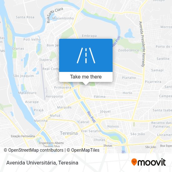 Avenida Universitária map