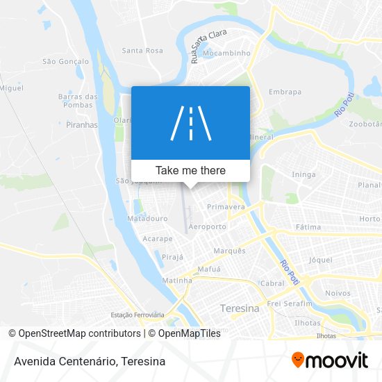 Avenida Centenário map