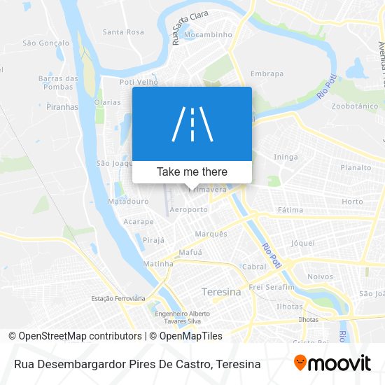 Rua Desembargardor Pires De Castro map