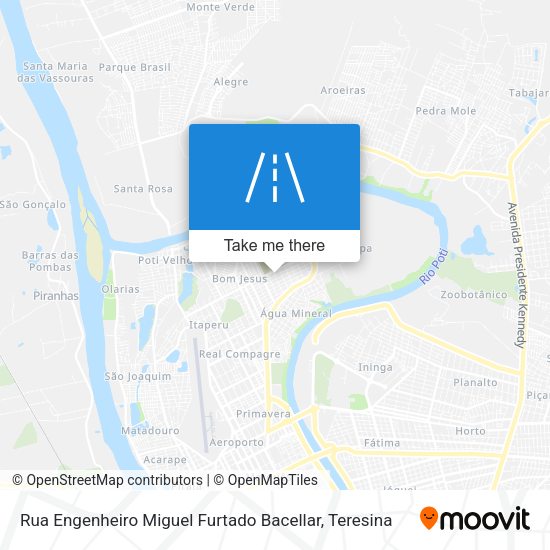 Rua Engenheiro Miguel Furtado Bacellar map