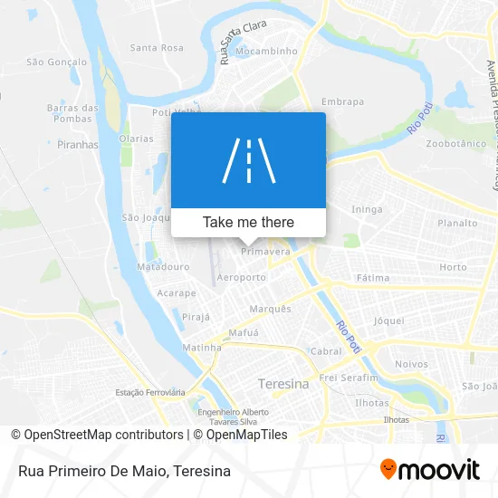 Rua Primeiro De Maio map
