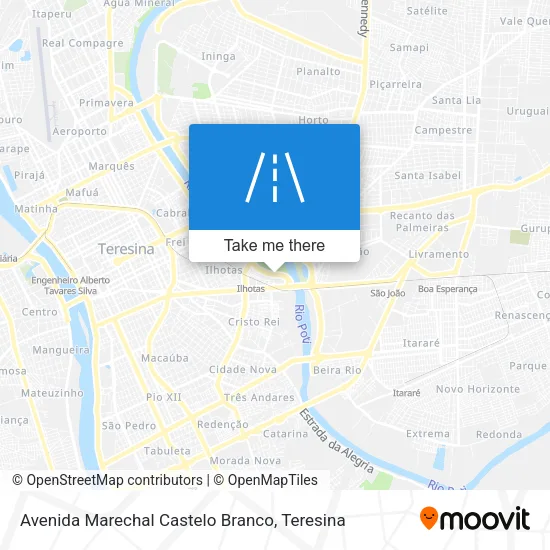 Avenida Marechal Castelo Branco map
