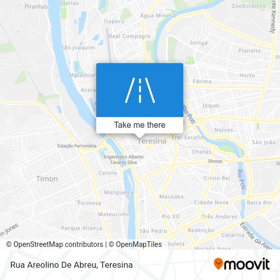 Rua Areolino De Abreu map