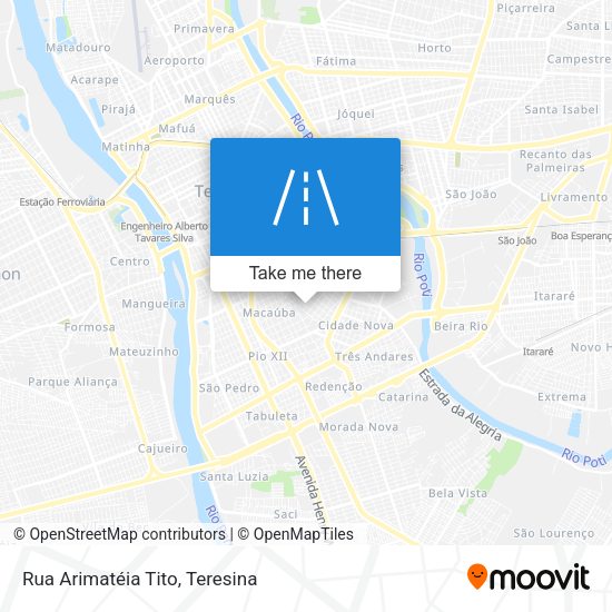 Rua Arimatéia Tito map