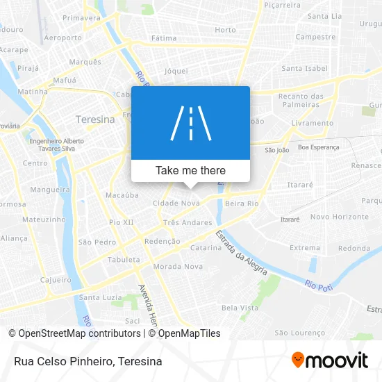 Rua Celso Pinheiro map