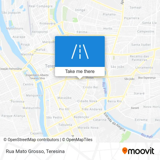 Rua Mato Grosso map