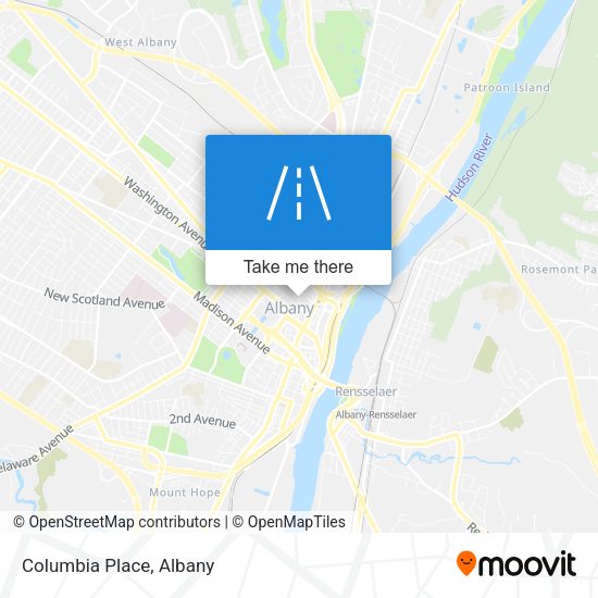 Mapa de Columbia Place