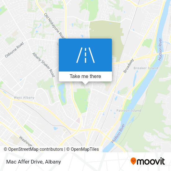 Mapa de Mac Affer Drive
