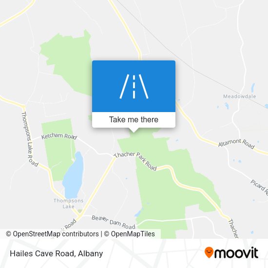 Mapa de Hailes Cave Road