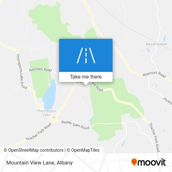 Mapa de Mountain View Lane