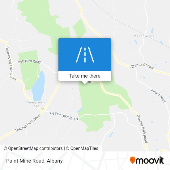 Mapa de Paint Mine Road