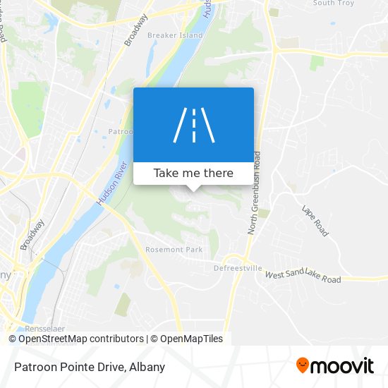 Patroon Pointe Drive map