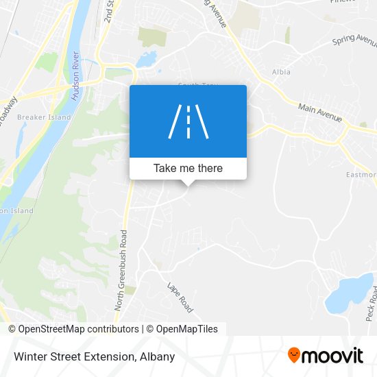 Winter Street Extension map