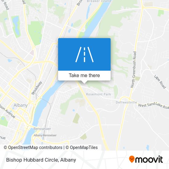 Mapa de Bishop Hubbard Circle