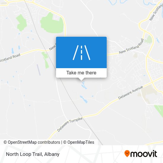 Mapa de North Loop Trail